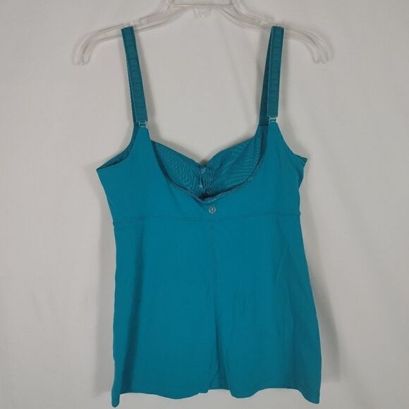Lululemon Athletica Multi Way Tank Top Ruched Teal - Picture 7 of 8